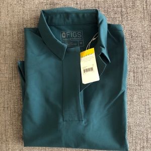 FIGS Caribbean Long Sleeve Scrub Top BRAND NEW XS